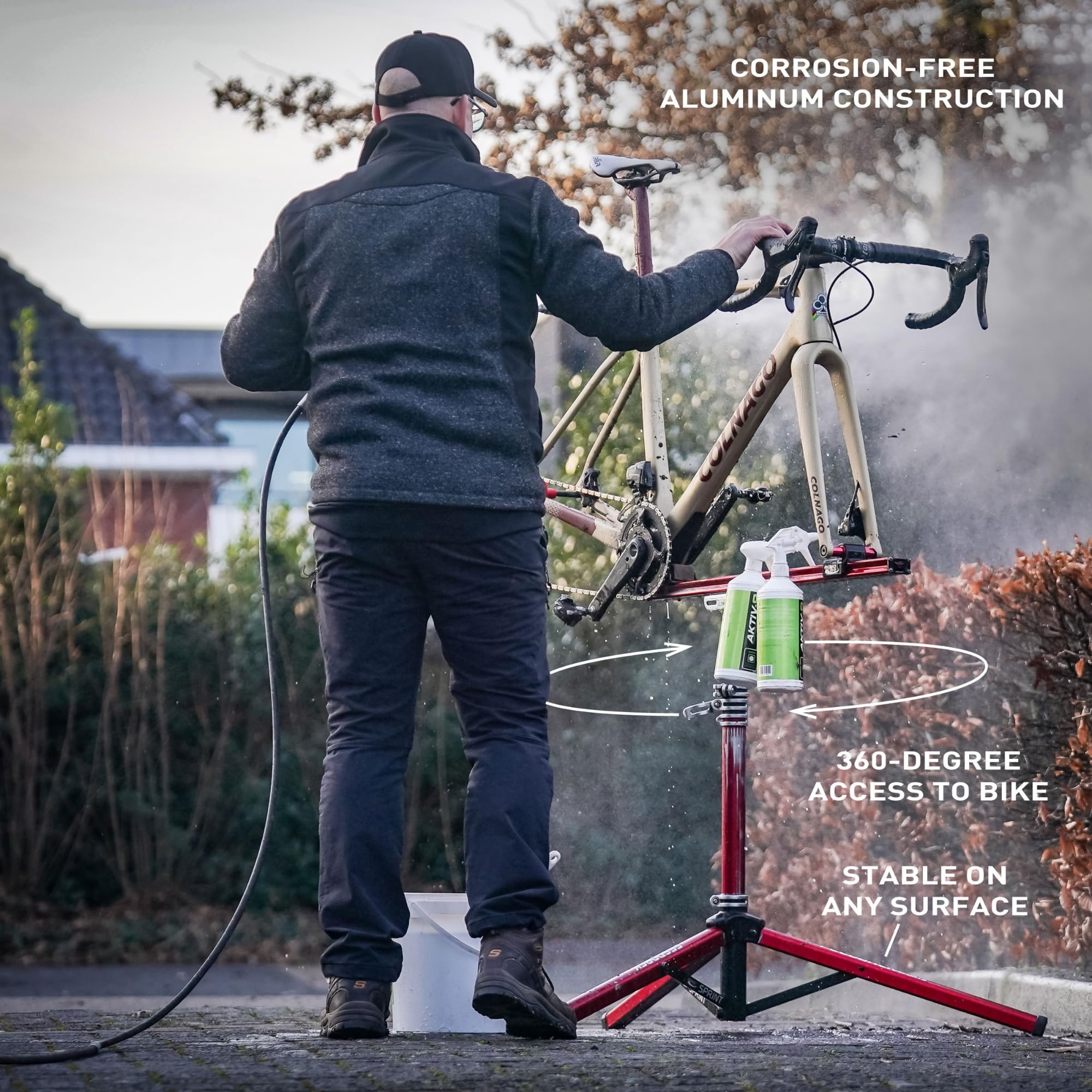 メンテナンス FEEDBACK SPORTS SPRINT WORK STAND Amazon.com : FEEDBACK SPORTS | Sprint Bike Repair Stand | Compact